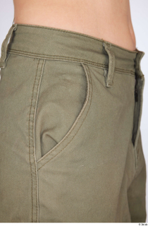 Quisha casual dressed lower body olive green cargo pants 0004.jpg